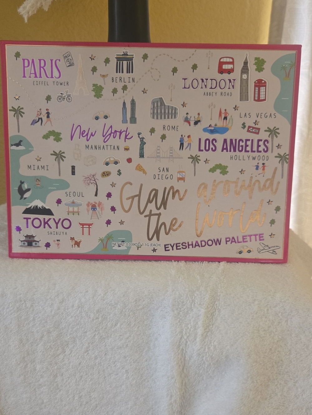 Glam Around The World Eyeshadow Palette - Pink Accents